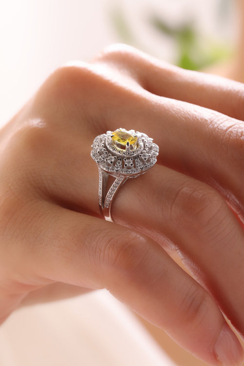 Fancy ve Pırlanta Taşlı Yüzük