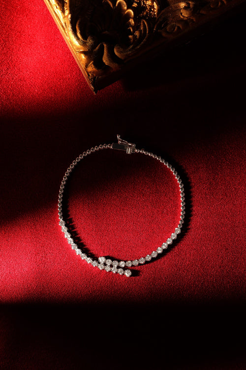 4.35 Karat Pırlanta Su Yolu Düğün Seti