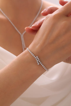 4.35 Karat Pırlanta Su Yolu Düğün Seti