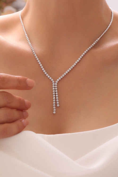 4.35 Karat Pırlanta Su Yolu Düğün Seti