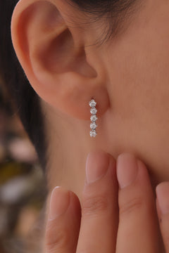 4.35 Karat Pırlanta Su Yolu Düğün Seti