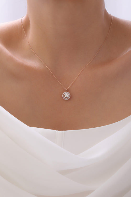 0.50 Karat Pırlanta Tektaş Kolye