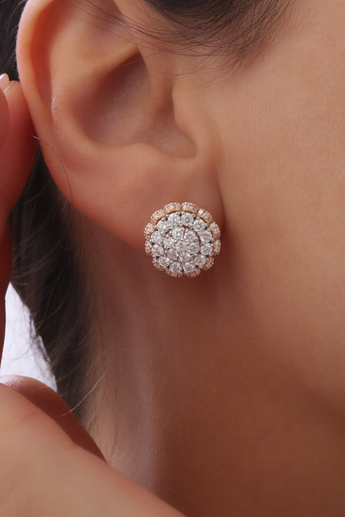 1.86 Karat Harmony Model Pırlanta Taşlı Küpe