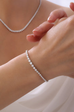 6.38 Karat Pırlanta Su Yolu Düğün Seti