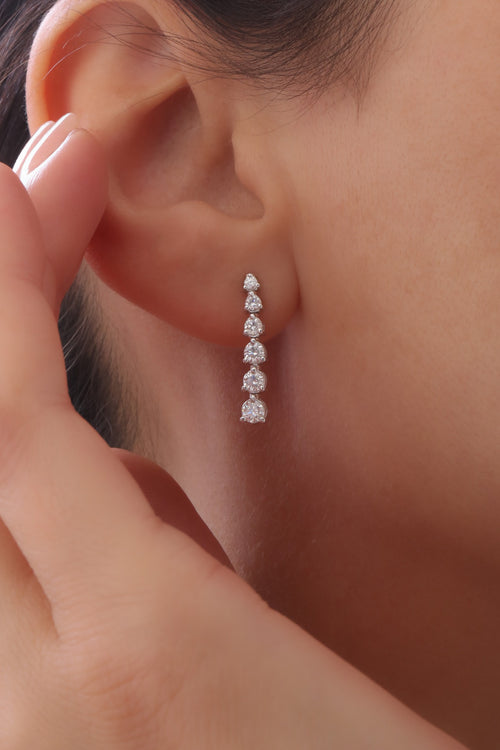 6.38 Karat Pırlanta Su Yolu Düğün Seti