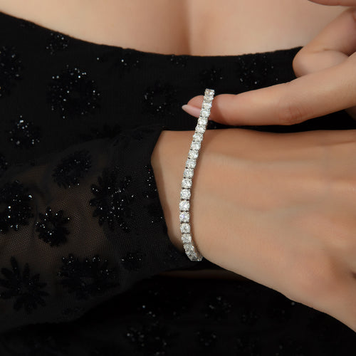 10.00 Karat Pırlanta Su Yolu Bileklik