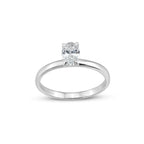 0.70 Karat Oval Kesim Pırlanta Tektaş Yüzük