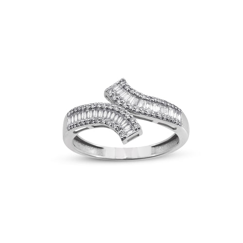 0.47 Karat Pırlanta Baget Yüzük