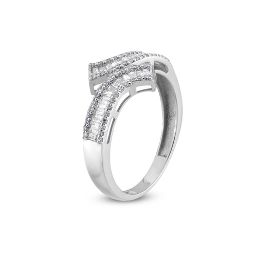 0.47 Karat Pırlanta Baget Yüzük