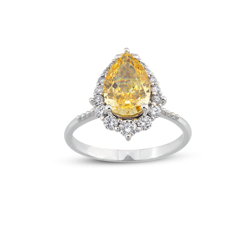 Fancy ve Pırlanta Taşlı Yüzük