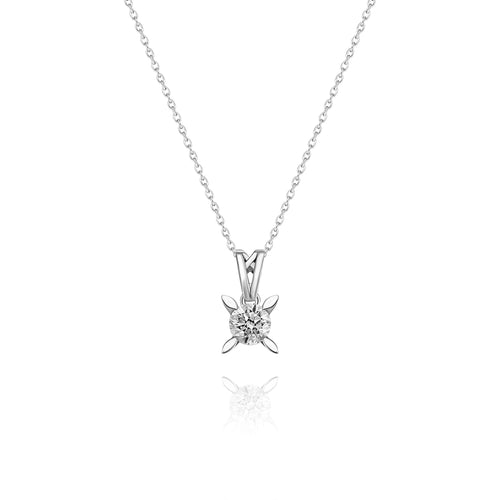 0.40 Karat Pırlanta Tektaş Kolye